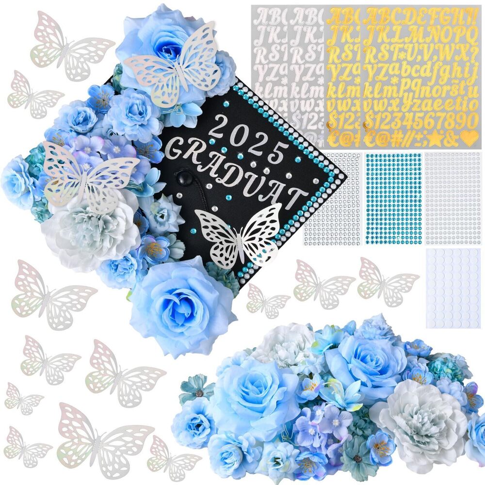 5748 Graduation Cap Decorations,2025Graduation Cap Decorations Kit,Use